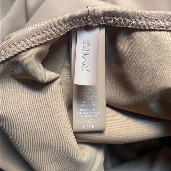 SKIMS Sculpting Swim Tank One Piece Swimsuit Sienna Nude size Small - Picture 7 of 7